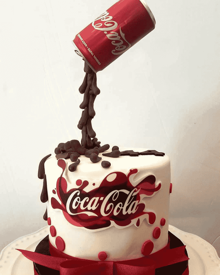 cake coca cola design