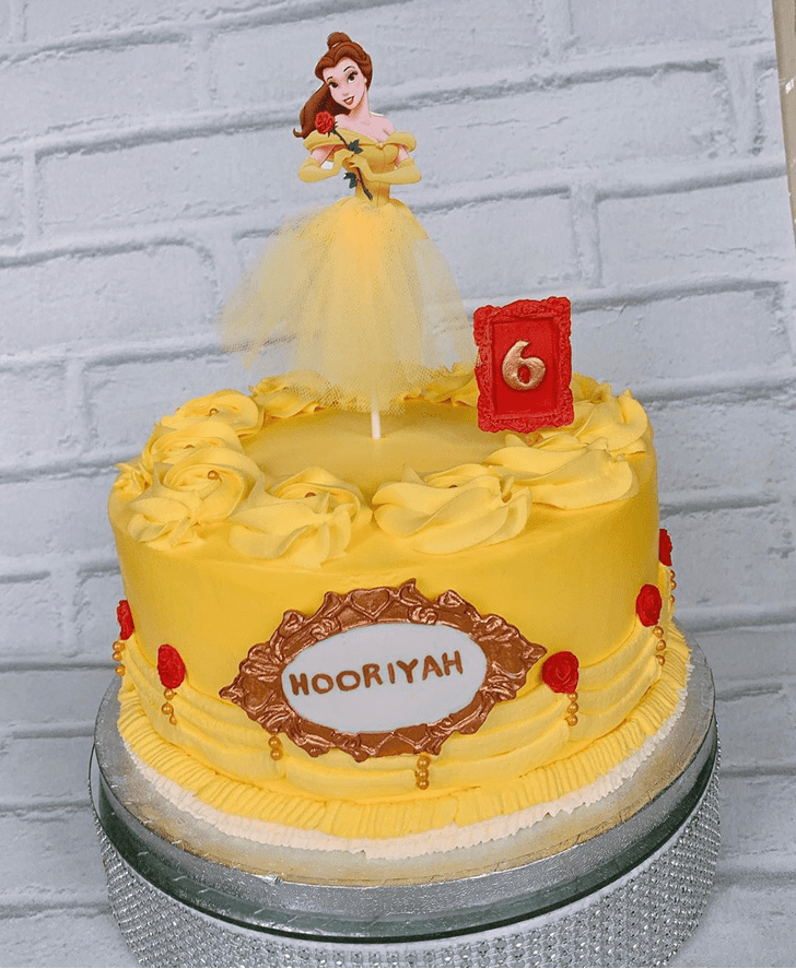 Disneys Belle Birthday Cake Ideas Images Pictures 7278