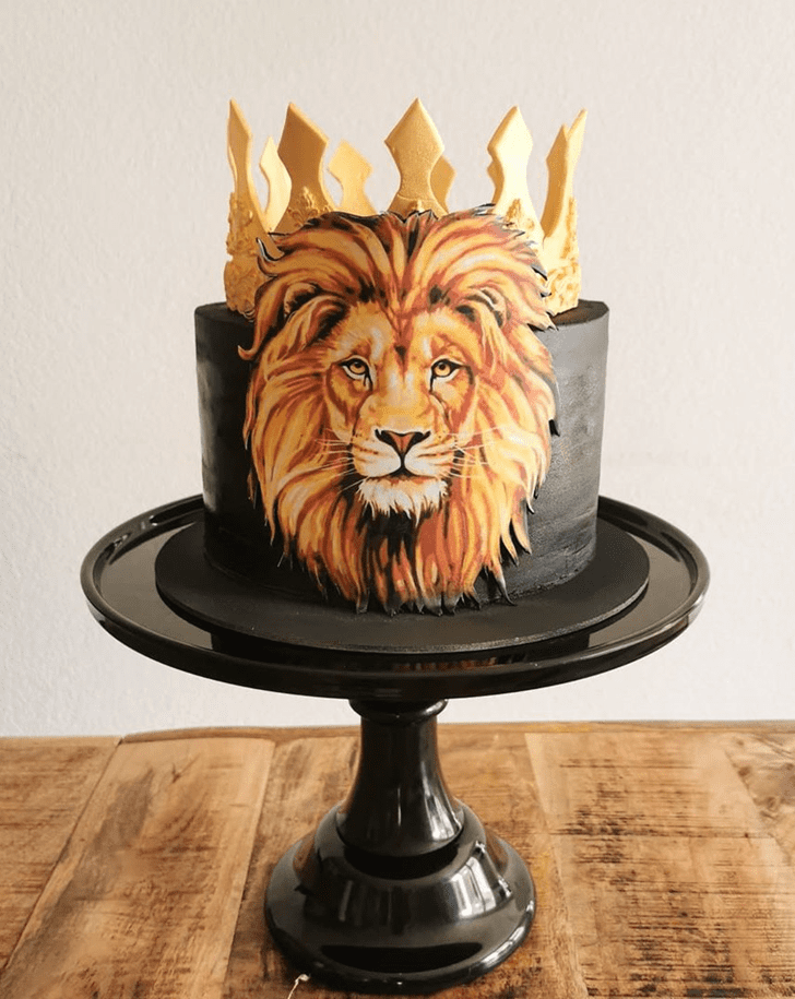 Lion Birthday Cake Ideas Images (Pictures)
