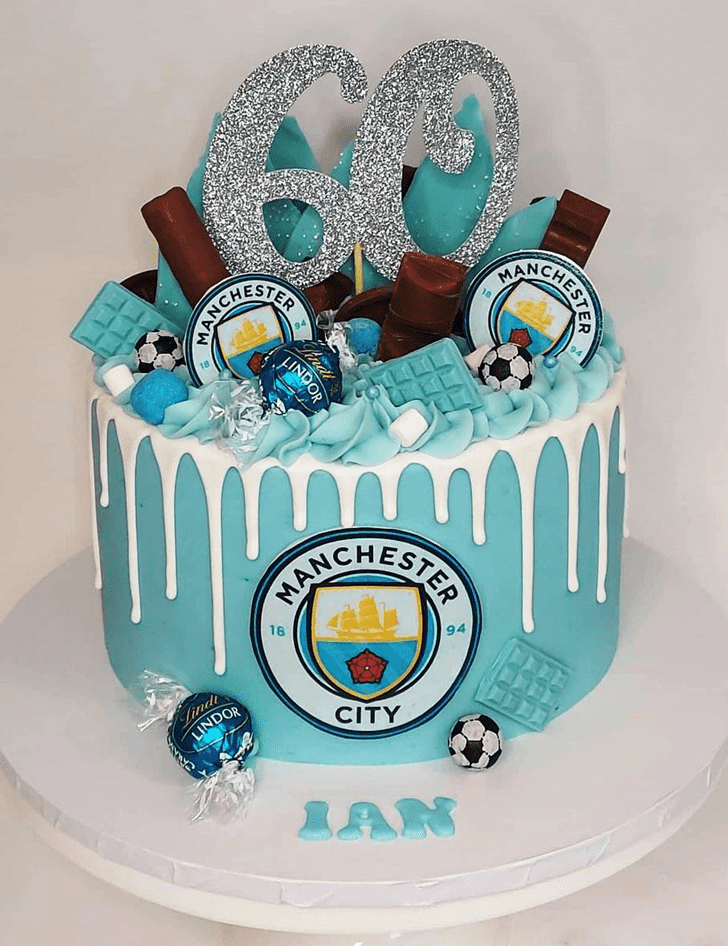 Adorable Manchester City Cake