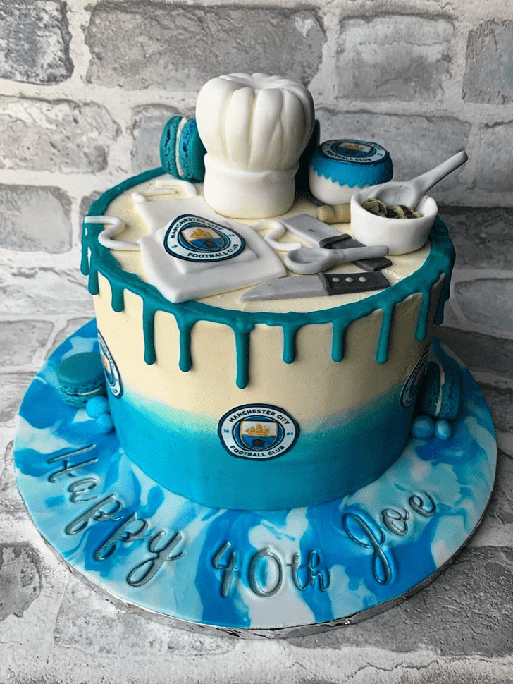 Alluring Manchester City Cake