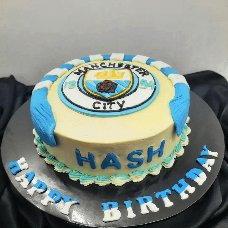 Captivating Manchester City Cake
