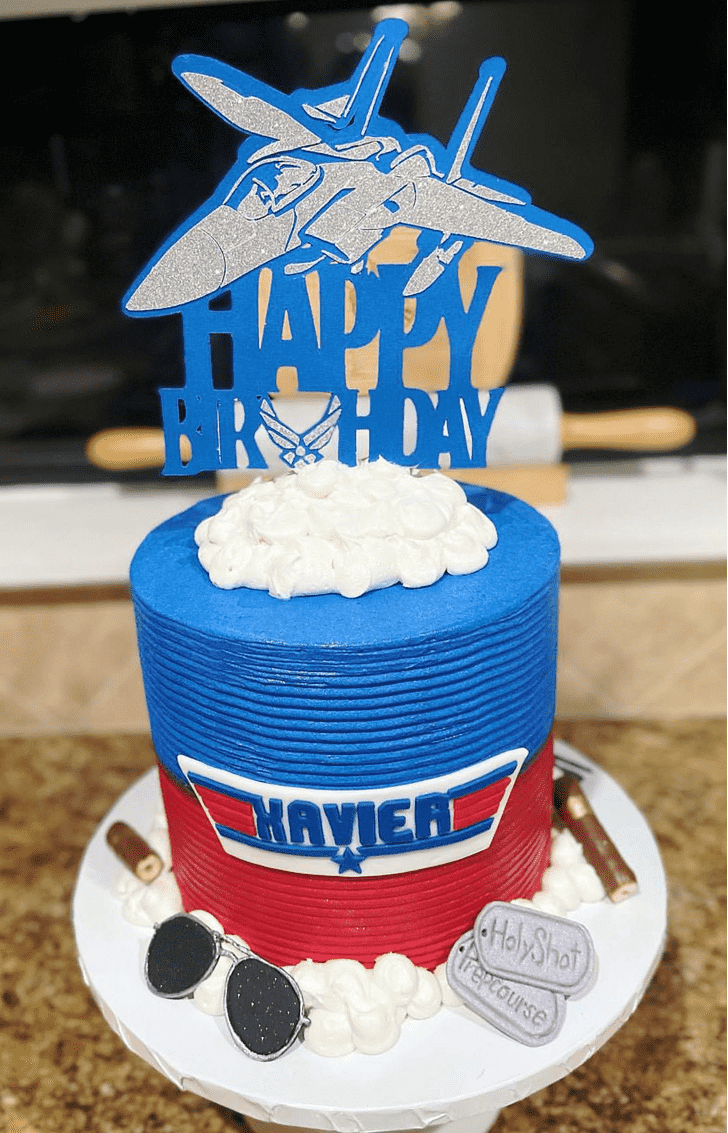 Top Gun Birthday Cake Ideas Images (Pictures)