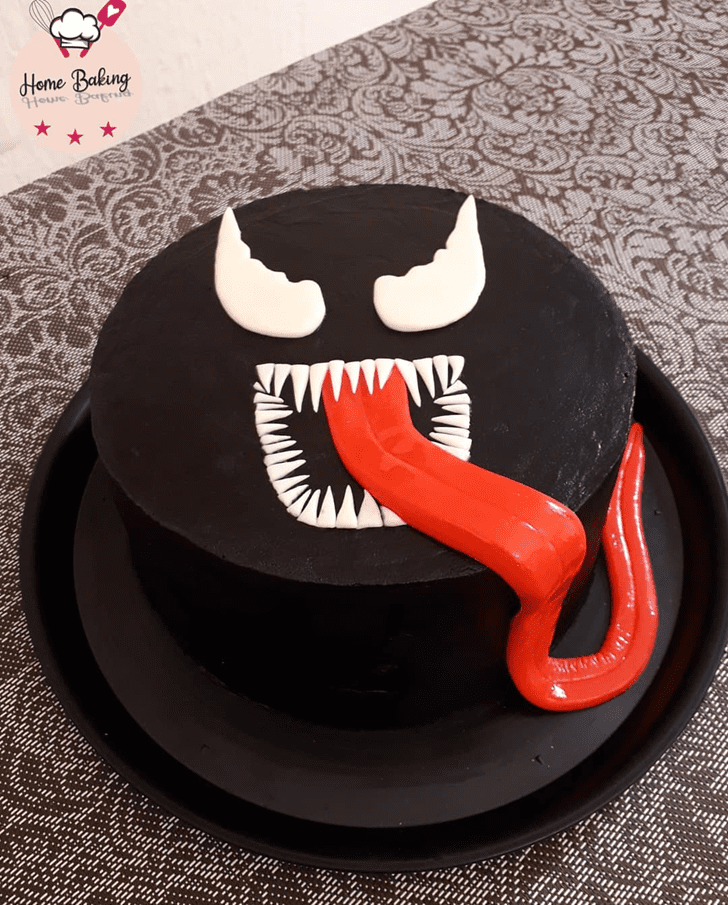 Admirable Venom Cake Design